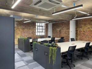 eco friendly office refurbishments silicone roundabout london shoreditch