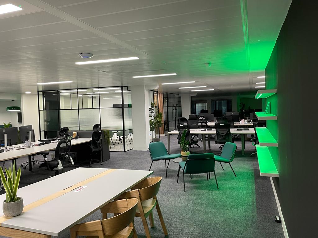 Shoreditch Soho Holborn Central London Office Fit Out Acoustics Eco Friendly Commercial Refurbishments Workplace Initial Interiors